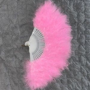 DOLLS KILL | Pink Marabou Feather Fan